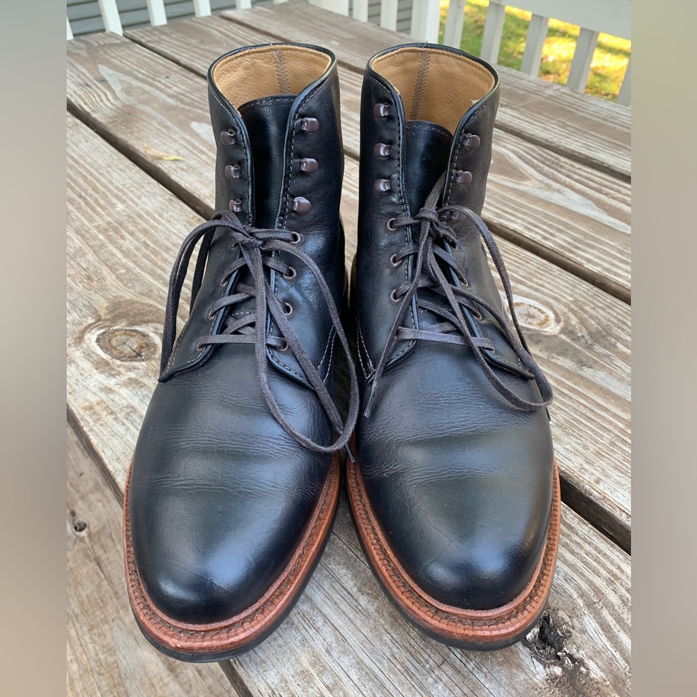 Parkhurst Allen Dark Chocolate Kudu Sz 9.5D Made in USA